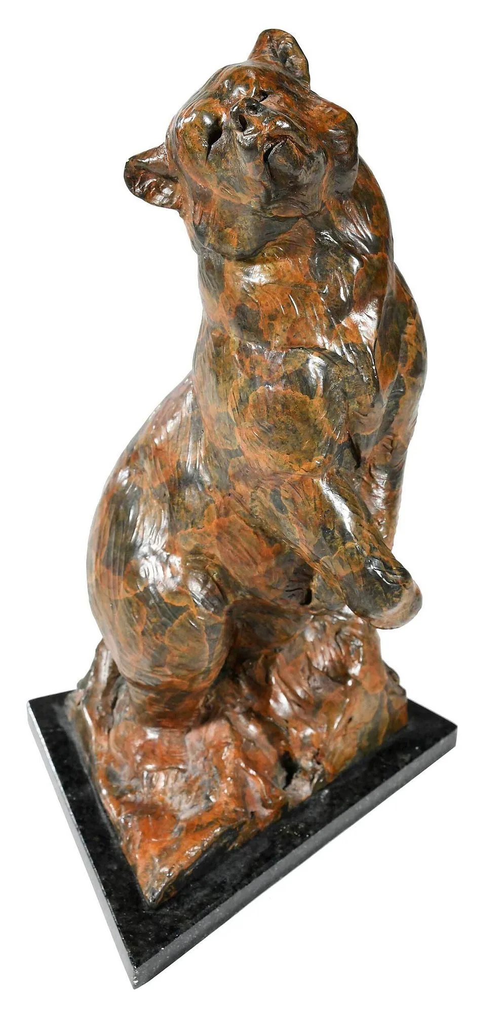 Young Grizzly by Dan Ostermiller, 1996, patinated bronze, sold Sep 2022