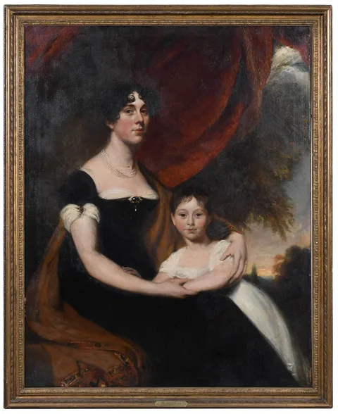 Double Portrait of a Woman and Child by John Opie, oil on canvas, offered Sep 2022
