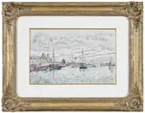 Paul Signac, Le Port … Barfleur