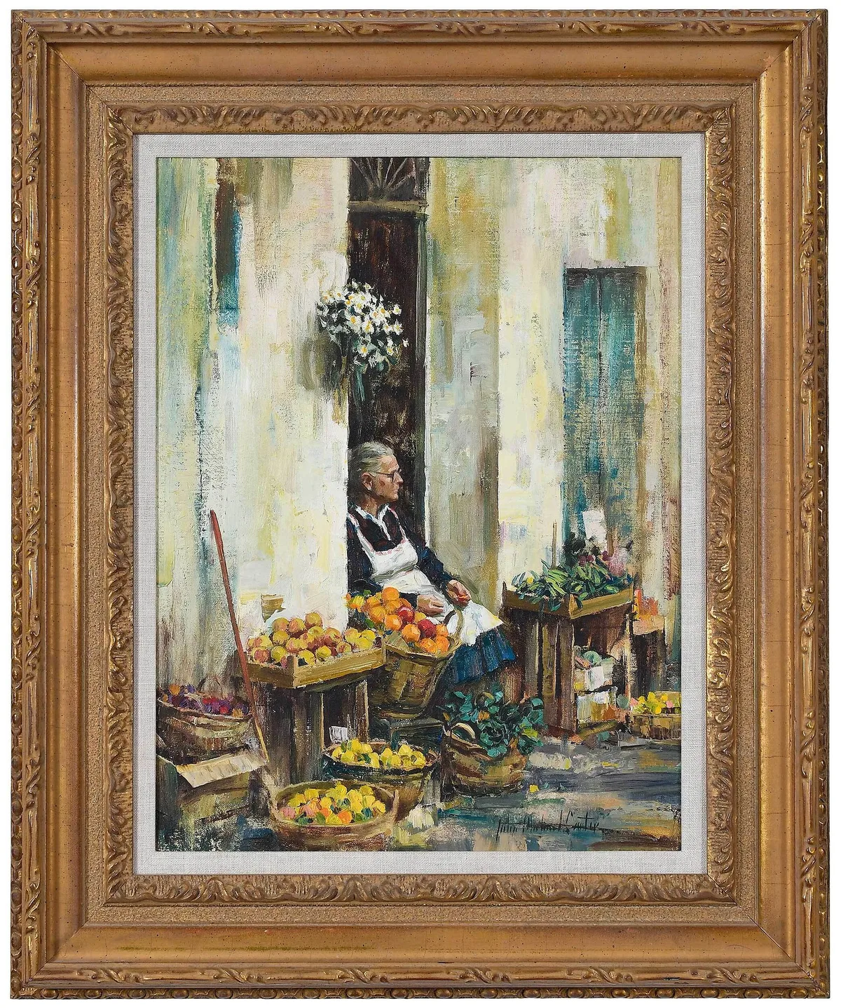 John Michael Carter, Amalfi Doorway, oil on canvas