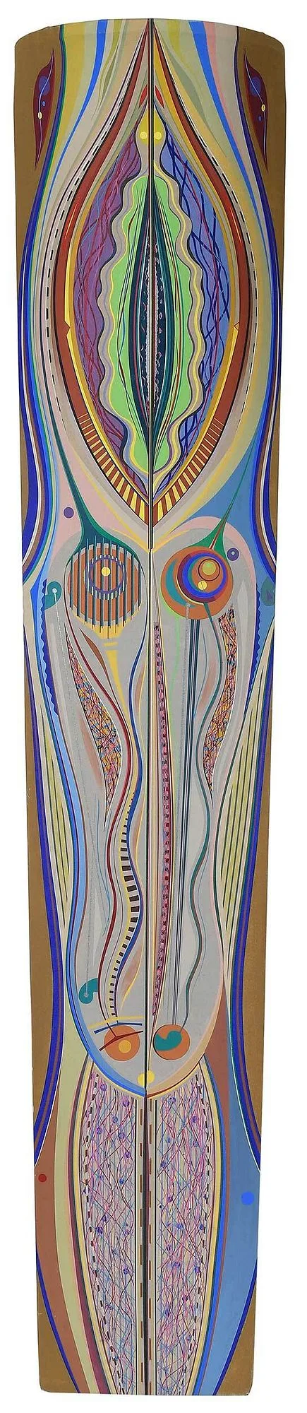 Egypt Tango, not apparently signed, dimensional canvas by Robert Barnard, acrylic on linen, offered Jul 2022