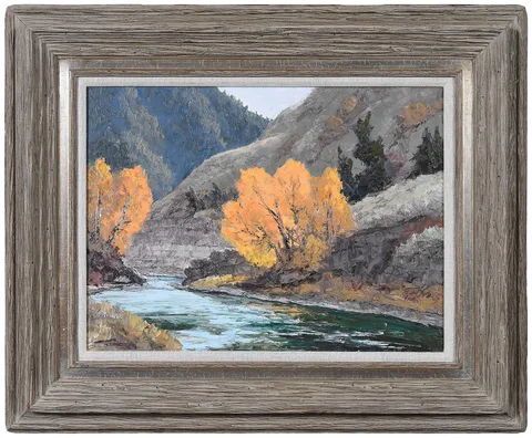 Bill Freeman, Lower Snake River, acrylic on canvas