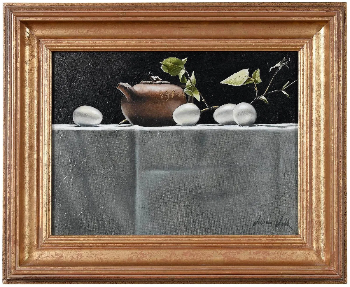 Terra Cotta by William Wolk, oil on canvas, sold Jul 2022
