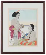 Paul Jacoulet, Amoureux a Tarang/Yap. Ouest Carolines