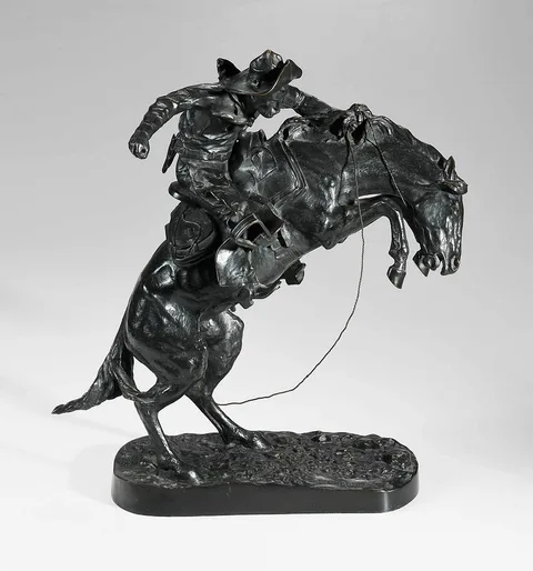 Frederic Remington, Bronco Buster, Estate, 1895, patinated bronze