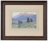 Charles Partridge Adams, Longs Peak at Sunset, From Estes Park