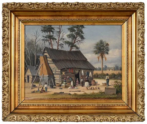William Aiken Walker, Low Country Cabin, oil on board