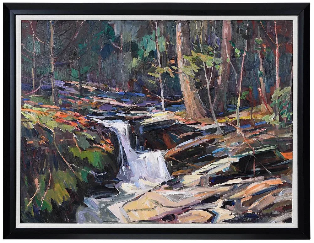 James P. Kerr, Wiles Creek, North Carolina, oil on canvas