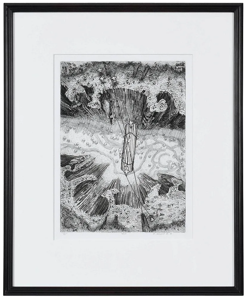 Arthur Geiser, G, 1986, etching