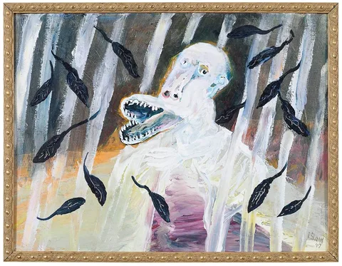 Ronald Sloan, Arthur Bacon, oil on canvas board