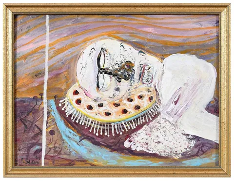 Ronald Sloan, Shadow in the Window, 1997, oil on canvas board