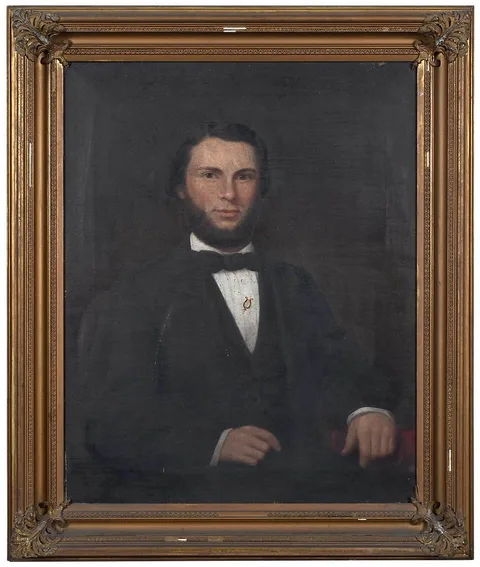 William Garl Brown, Portrait of a George B. Anderson, 1864, oil on canvas