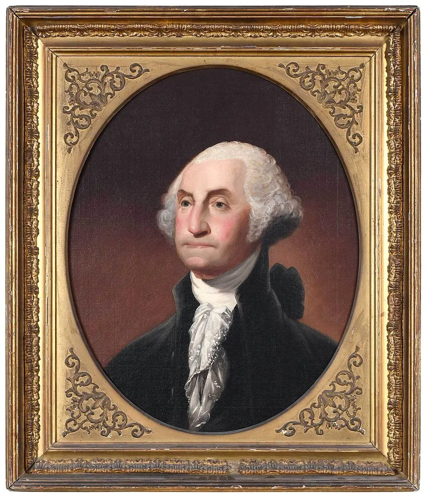 William Winstanley, George Washington, after Gilbert Stuart (American, oil on canvas
