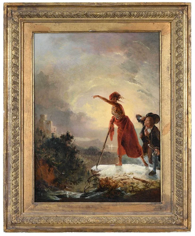 Emanuel Gottleib Leutze, Sacagewa, oil on canvas