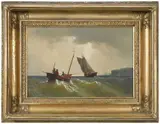 William Bradford, Ships in Rough Seas