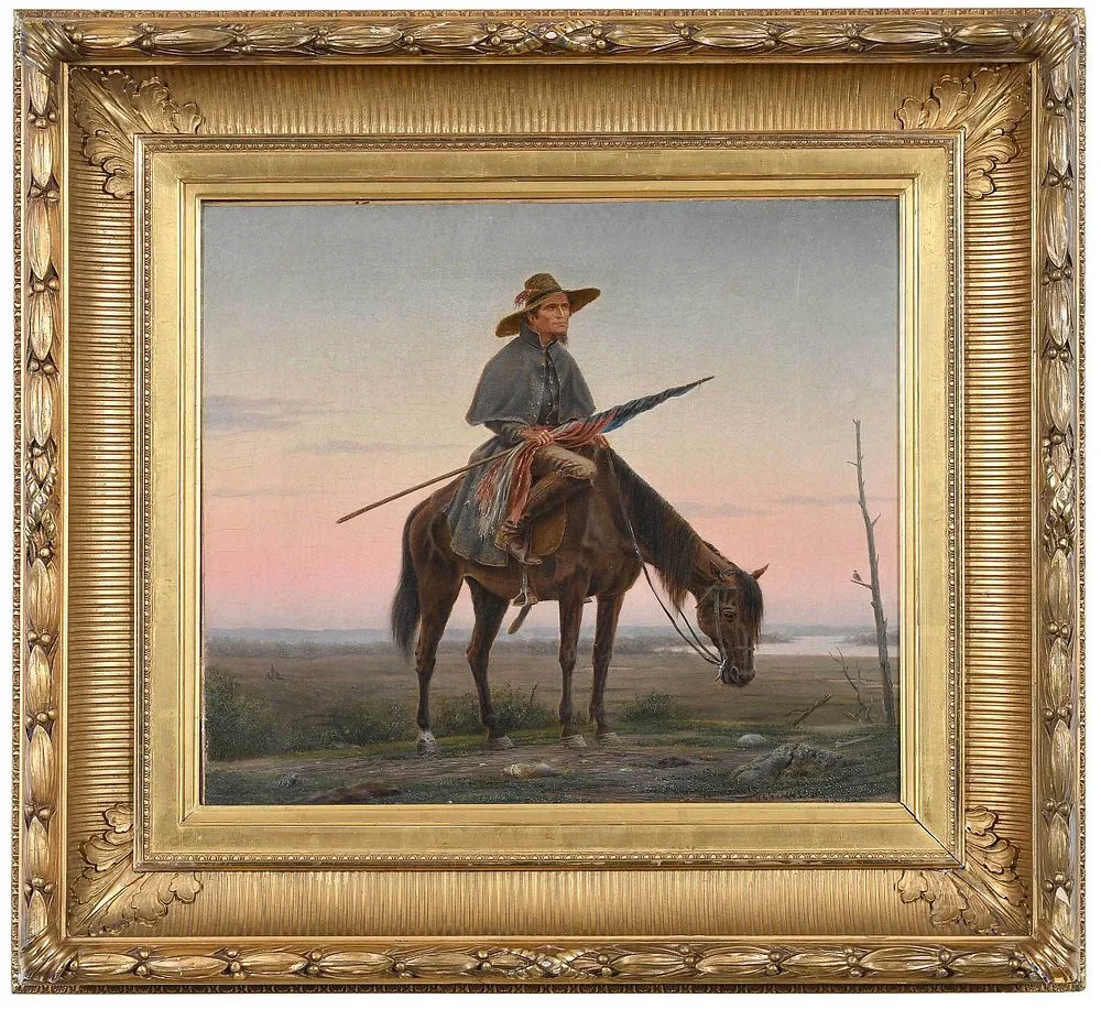 William Moore Davis, Jefferson Davis, The Forlorn Cavalier, 1864, oil on canvas