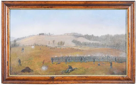 James Hope, The Battle of First Bull Run, oil on canvas