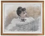 Suzanne Eisendieck, Parisian Woman Reading a Paper