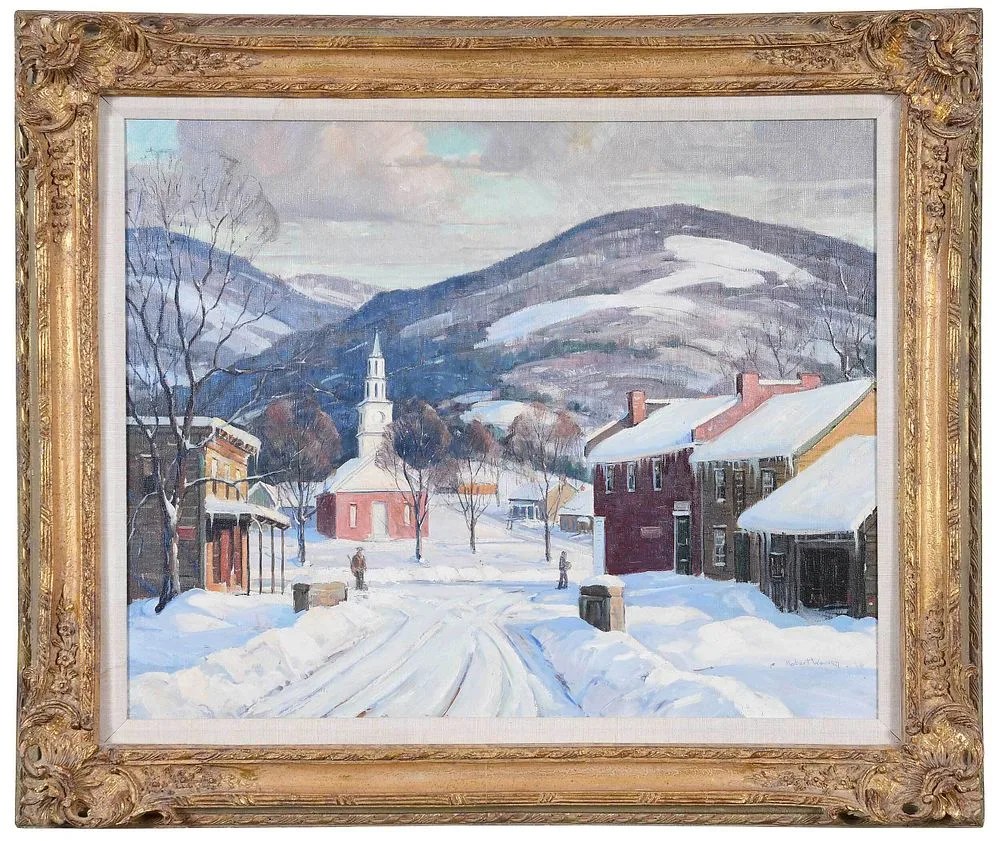 Robert Wesson, Chelsea, Vermont, oil on canvas