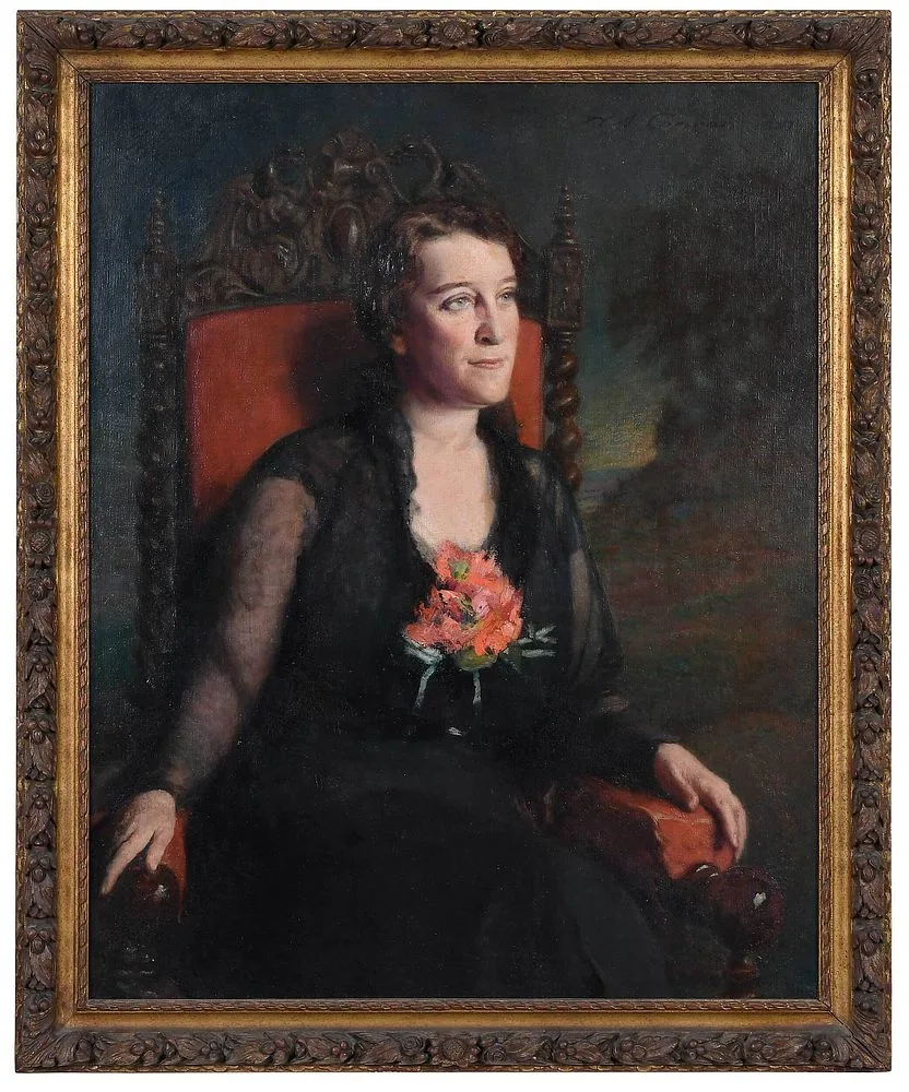 Wilford Conrow, Portrait of Henrietta King Bryan Baldwin (1884-1968), 1937, oil on canvas