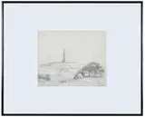 Louis Orr, Two drawings: Wright Brothers National Memorial, Kitty Hawk