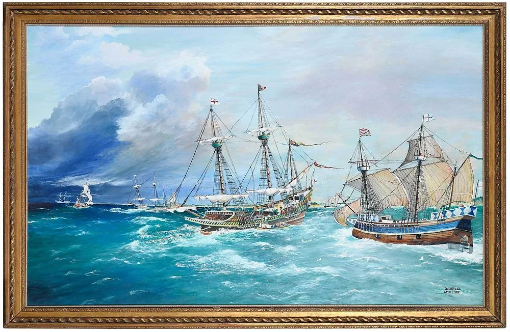 Darrell McClure, The Coming Squall, oil on canvas