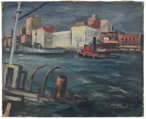 Claude Howell, The Customs House, Wilmington, North Carolina, 1947, oil on canvas