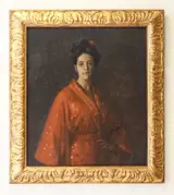 William Merritt Chase, The Red Kimono