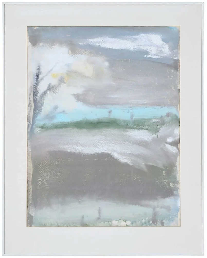 John MacWhinnie, Abstract Landscape, gouache on paper