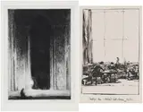 James McBey, Two works: Night in Ely Cathedral, (H. 161)