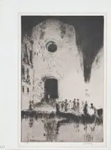 James McBey, La Fava, or Santa Maria della Fava