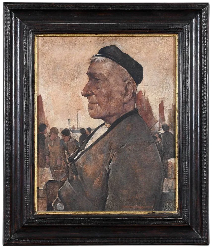Willem van den Berg, Jankas - Volendam, 1970, oil on canvas