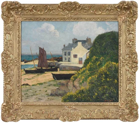 Maxime Maufra, Le Port du Guet (Douarnenez), circa 1896-1899, oil on canvas