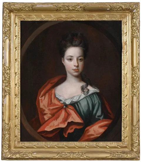 Charles d'Agar, Portrait of a Young Lady, oil on canvas