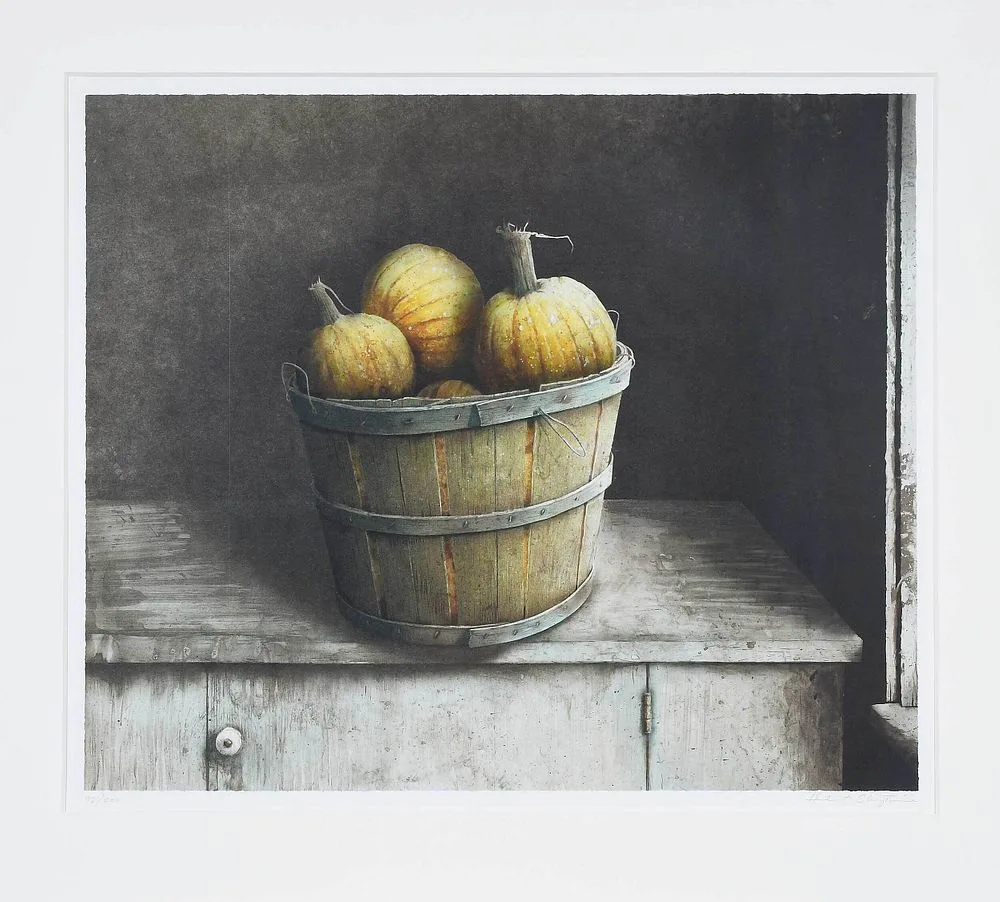 Hubert Shuptrine, Fall Spookies, circa 1979, color lithograph