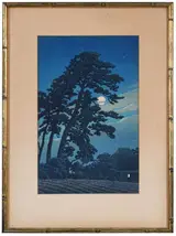 Kawase Hasui, Magome no Tsuki ("Moon at Magome")