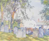 Elizabeth O'Neill Verner, Churchyard, Martha's Vineyard