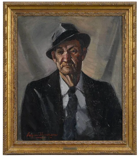 Eugene Thomason, Portrait of a Man, oil on canvas