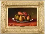 Levi Wells Prentice, Still Life with Pears and Grapes