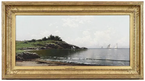Alfred Thompson Bricher, On The Water, oil on canvas