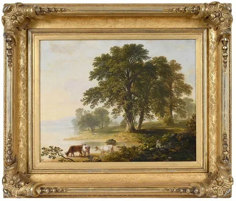 Asher Brown Durand, Study for a Summer Afternoon, c. 1865, oil on canvas