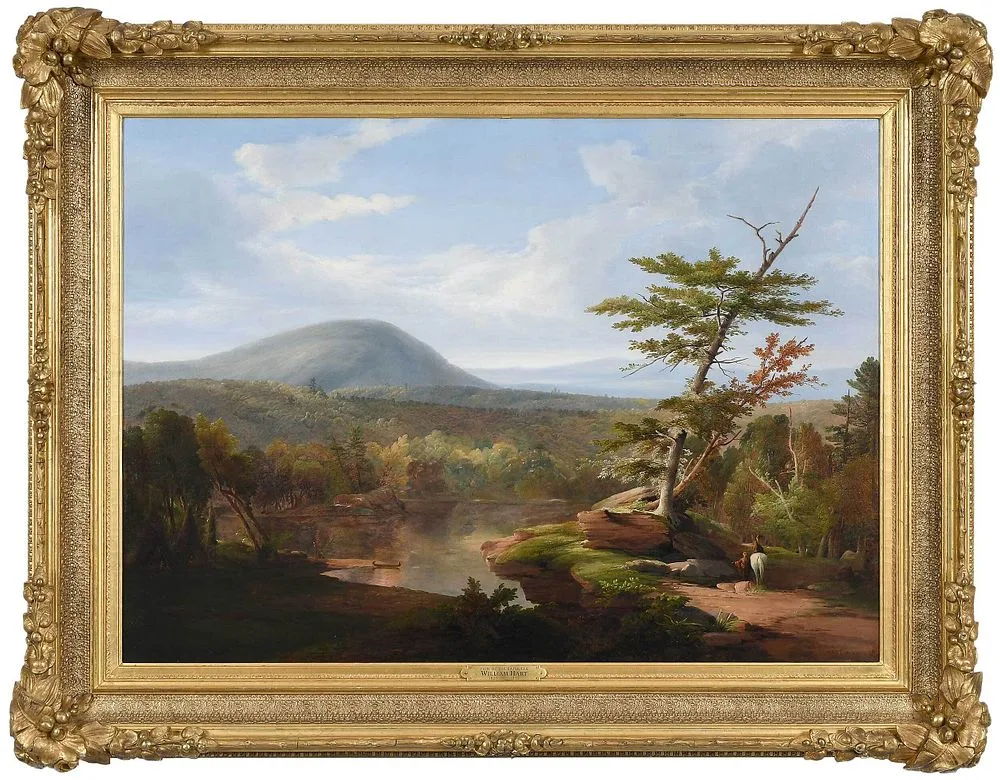 William Hart, View of the Catskills, oil on canvas