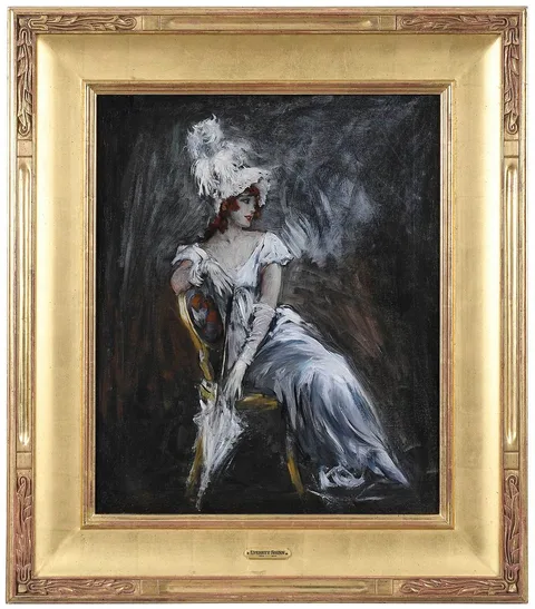 Everett Shinn, The Performer, c. 1910, oil on canvas
