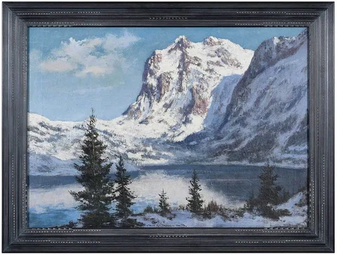 California Sierras by Jack Wilkinson Smith, oil on canvas, offered Sep 2021