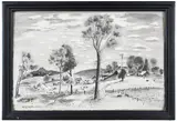 Adolf Dehn, Cannon River Farmyard