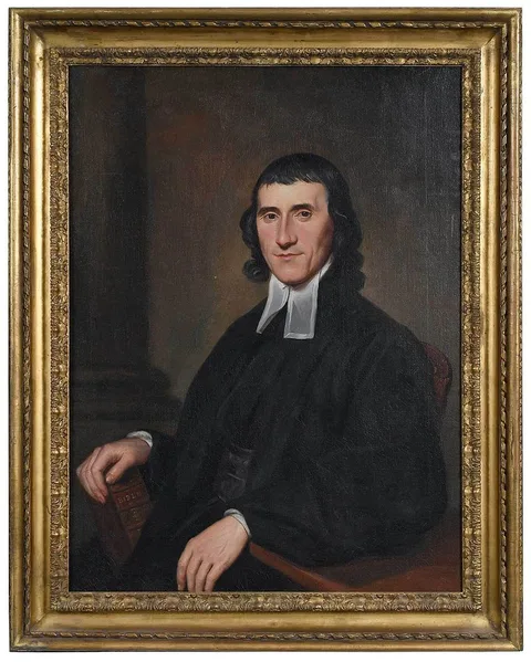 Charles Willson Peale, A Clergyman, said to be Dr. William Schaffer, minister, circa 1790, oil on canvas