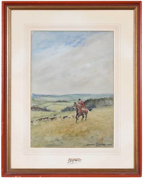 Denis Aldridge, The Quorn - Gartree Hill, watercolor