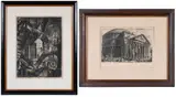 Giovanni Battista Piranesi, Two etchings: The Round Tower, Plate III (F, 112), from Carceri d'Invenzione. possibly circa 1761