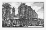Giovanni Battista Piranesi, Rovine dell'anfiteatro detto di Domiziano nell'orto de'Monaci di S. Paolo d'Albanoÿ(F. 519)