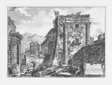 Giovanni Battista Piranesi, Rovine del Tempio de' Castoriÿ(F. 541)